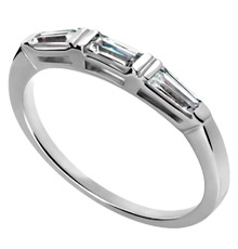 Platinum 2 mm Wedding Band with Baguettes (.37 ct. tw.) (220 x 230 Pixel)