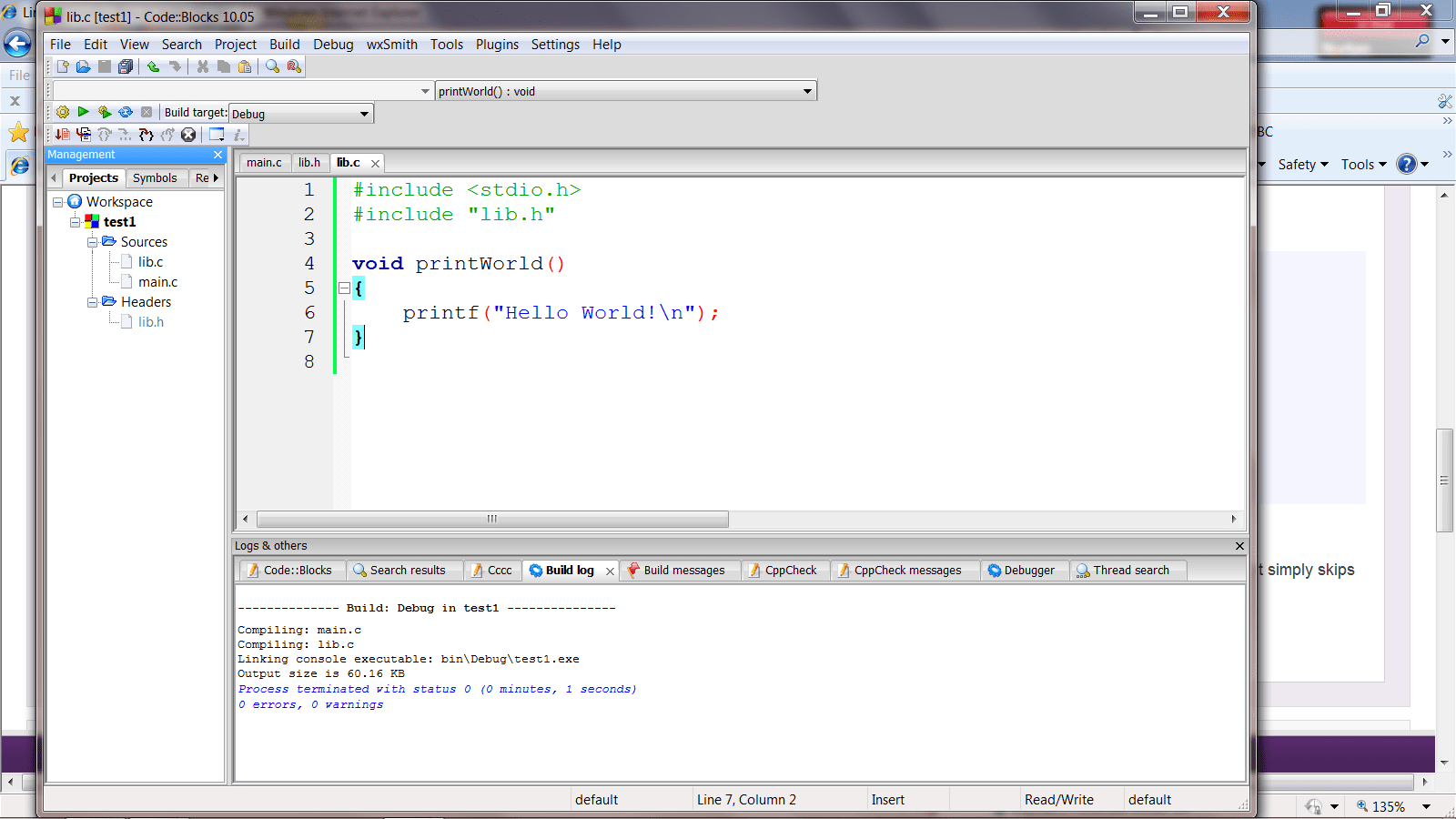 Linking header files in codeblocks [SOLVED] Dani