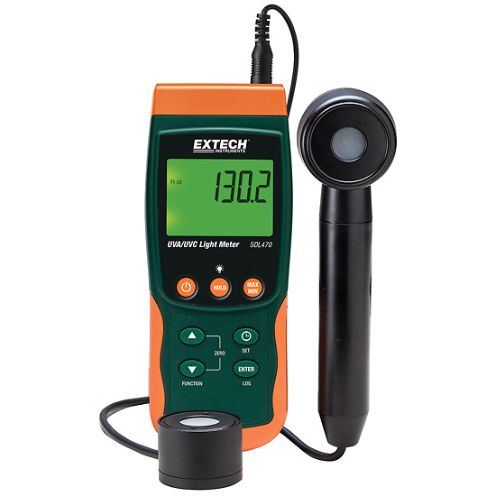 Extech SDL470 UVA UVC Data Logging Light Meter from Davis Instruments