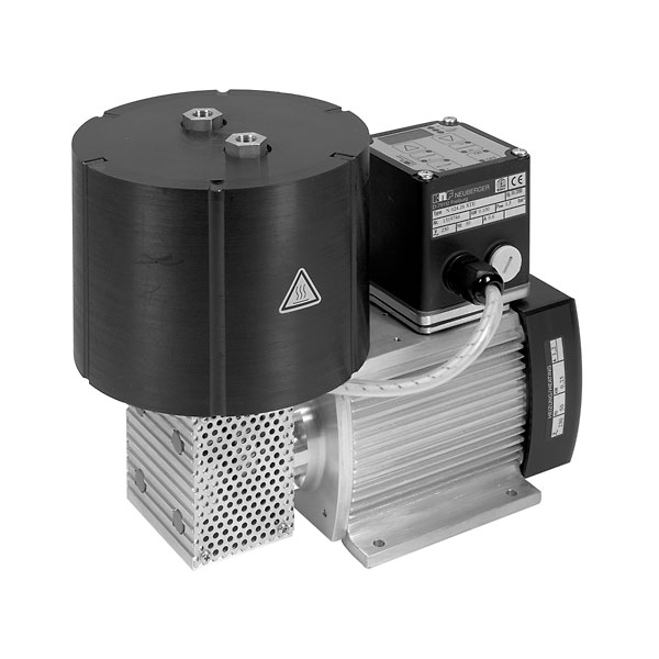 KNF Heat Resistant Vacuum Pump Prog SS PTFE 1 1 cfm 24 Hg 115V from