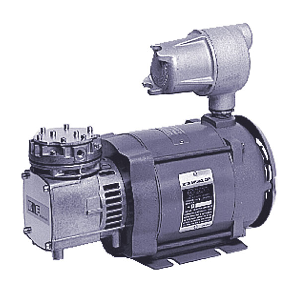 KNF Explosion Proof Motor Vacuum Pump Al NBR 0 7 cfm 28 55 Hg from