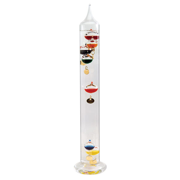 Digi Sense Galileo Thermometer 17 7 Multicolored Spheres 64 88f from