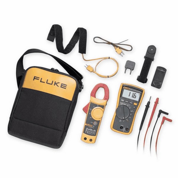 Fluke 116 322 HVAC Multimeter and Clamp Meter Combo Kit FL116322 from