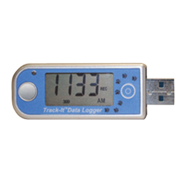 Track It temperature data logger with display and standard battery from