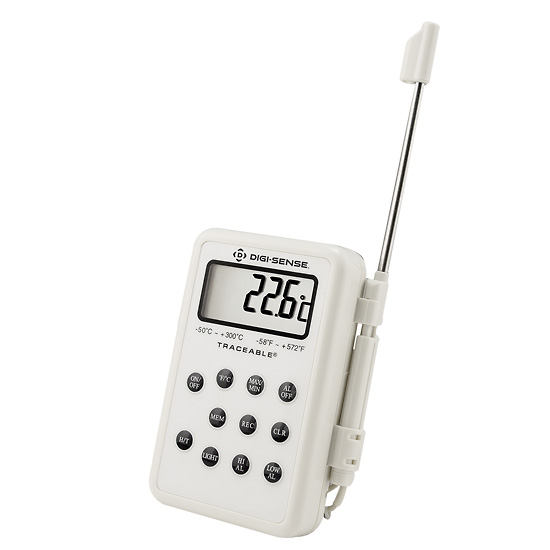 Digi Sense Calibrated Waterproof Data logging Thermistor Thermometer