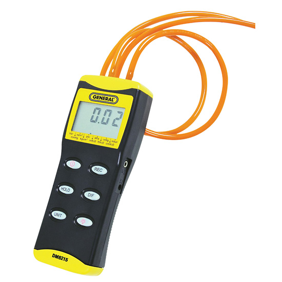 General Tool DM8215 Digital Manometer with range of 0 to 15 psi from