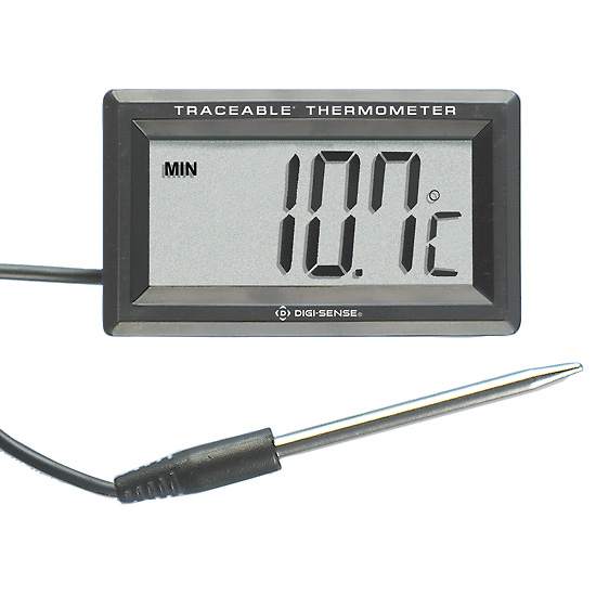 Digi Sense Calibrated Panel Mount Remote Probe Thermometer 50 300C 58