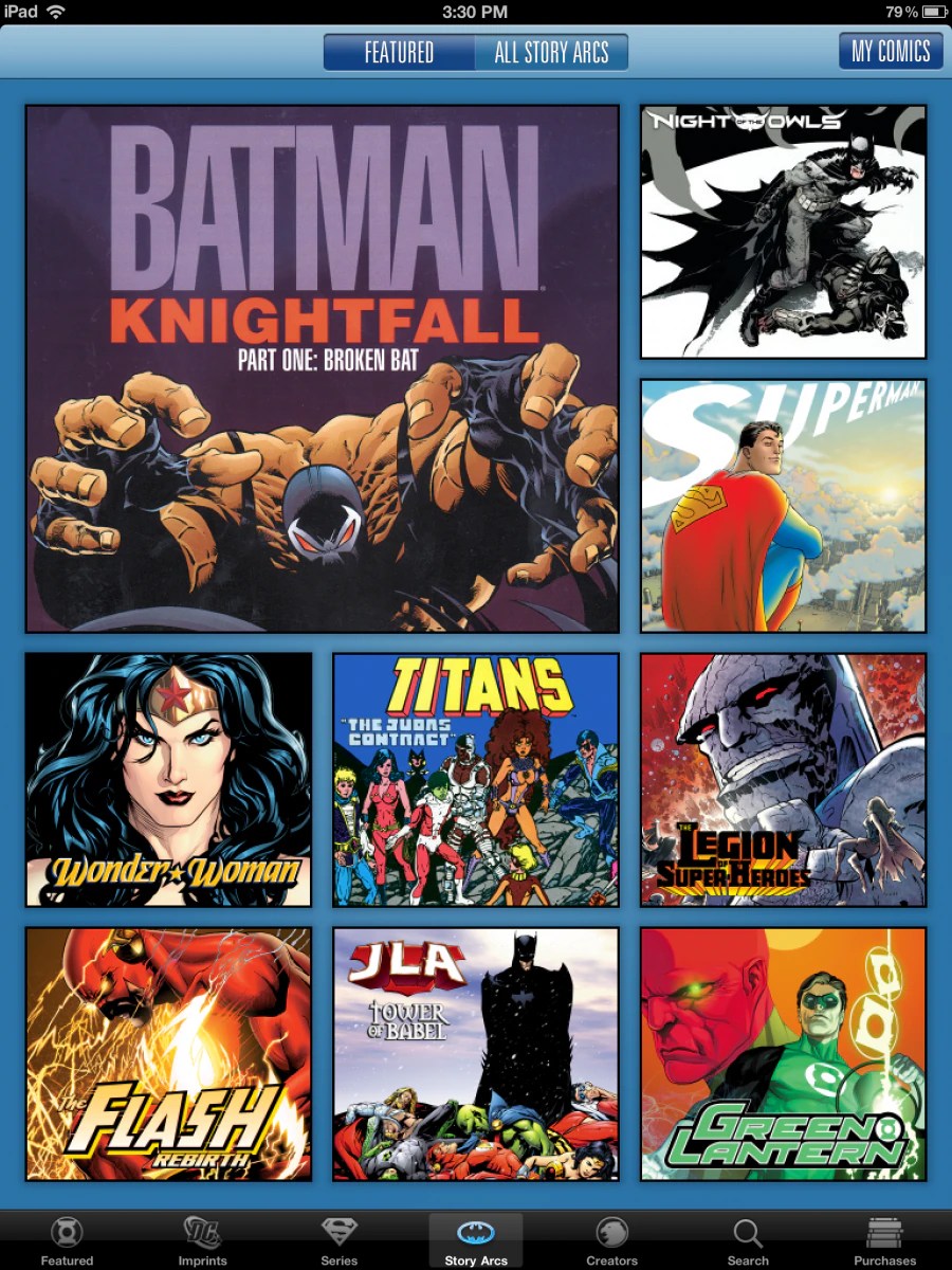 DC Comics iOS App Now Features Retina Display DC