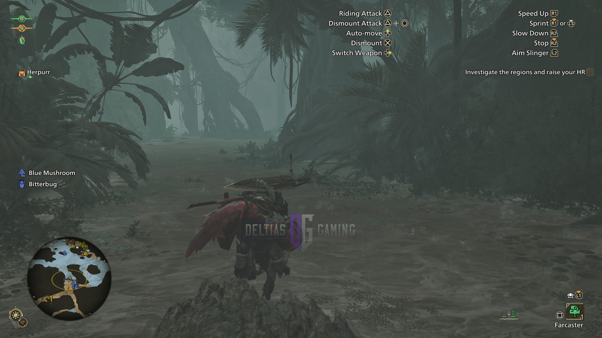 Using Farcaster in MH Wilds [Source: Deltias Gaming/Capcom]