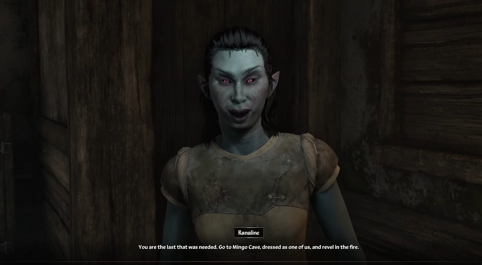 Ranaline in Burning Trail (Image via Bethesda)