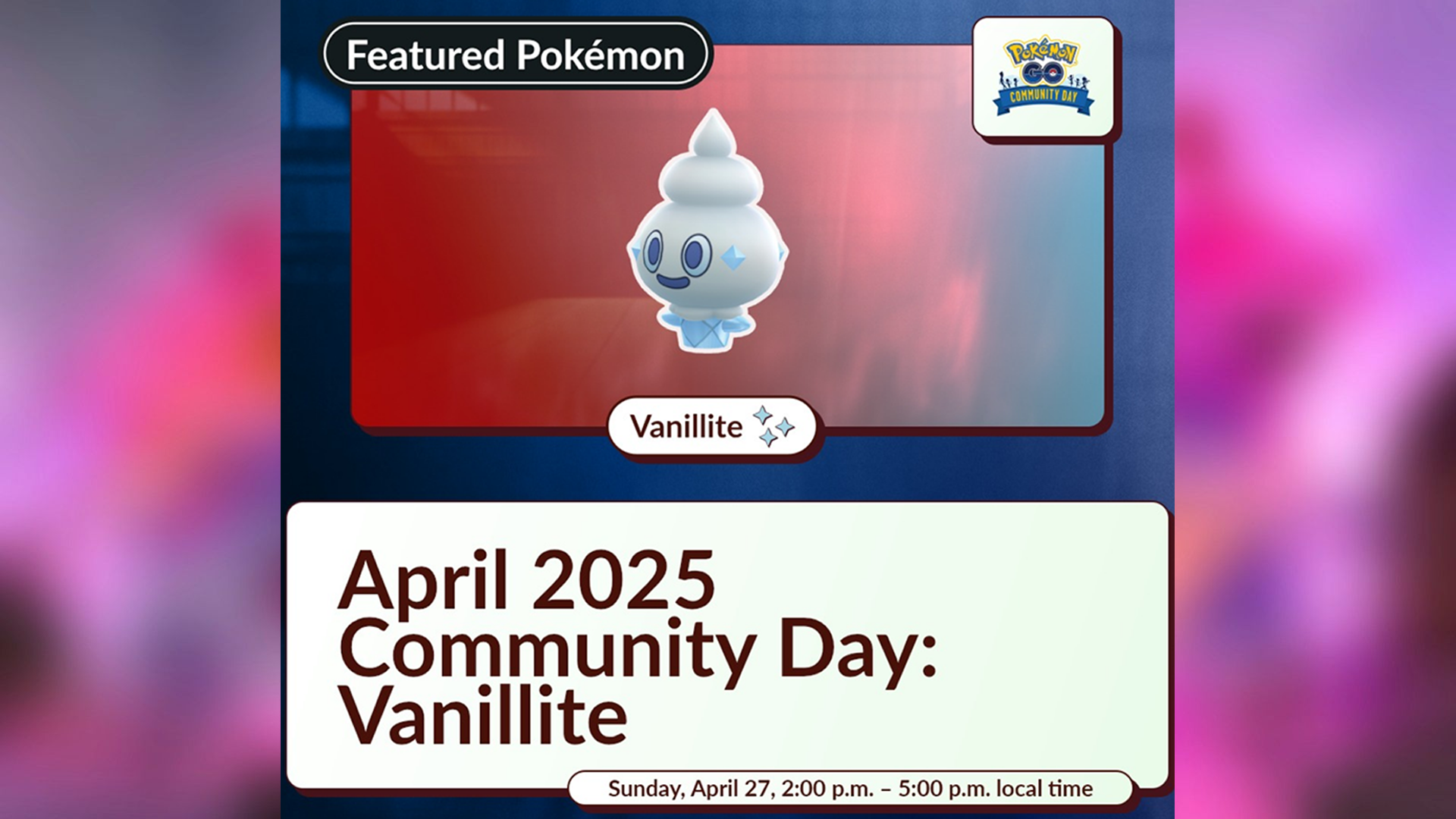 April 2025 Community Day: Vanillite