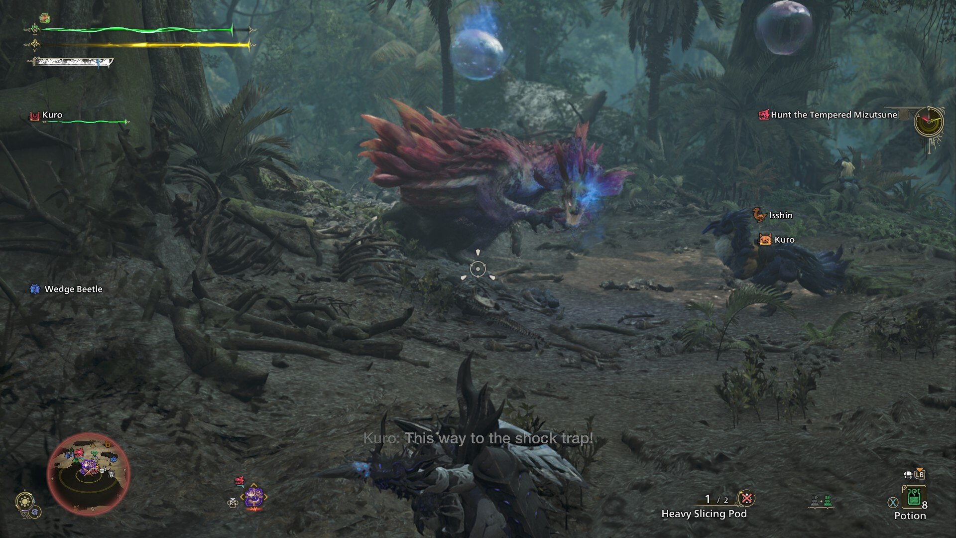 Tempered Mizutsune in Monster Hunter Wilds (Image via Capcom)