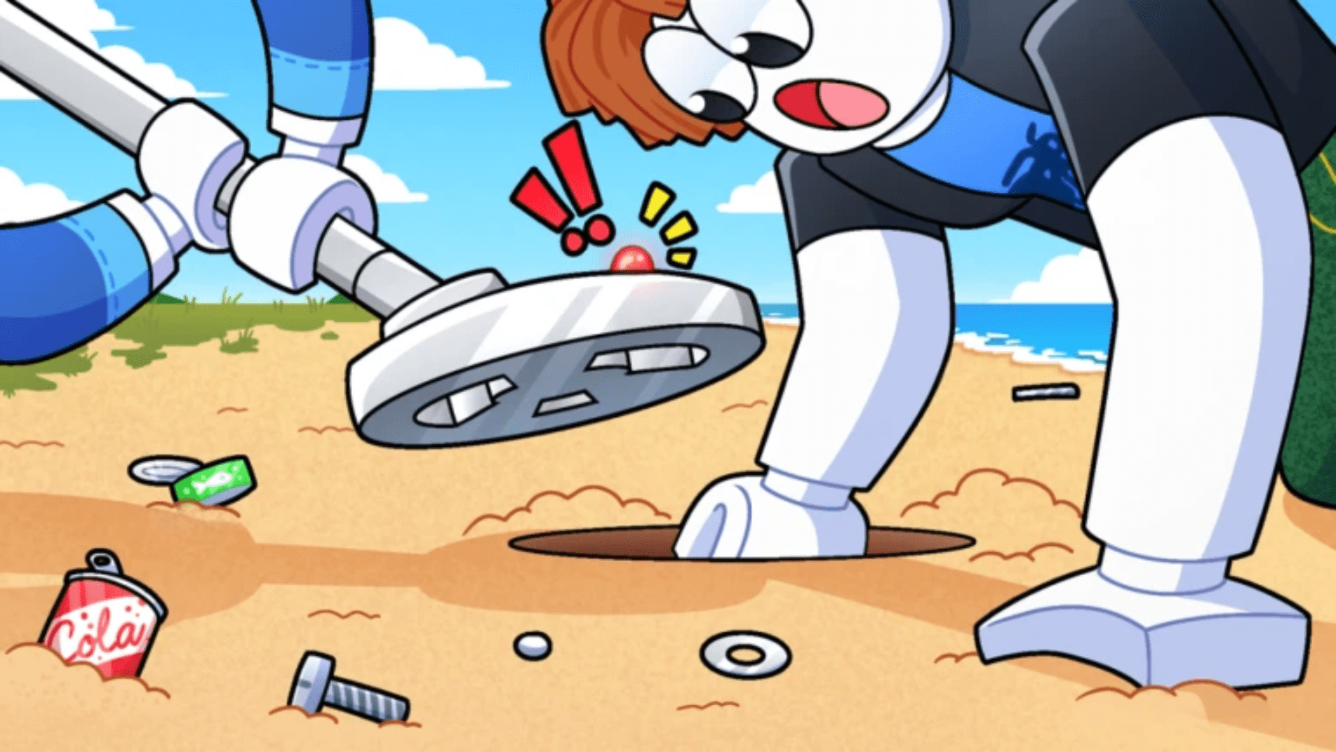 Go Dig is a treasure-hunting adventure game (Image via Go Dig | Roblox)