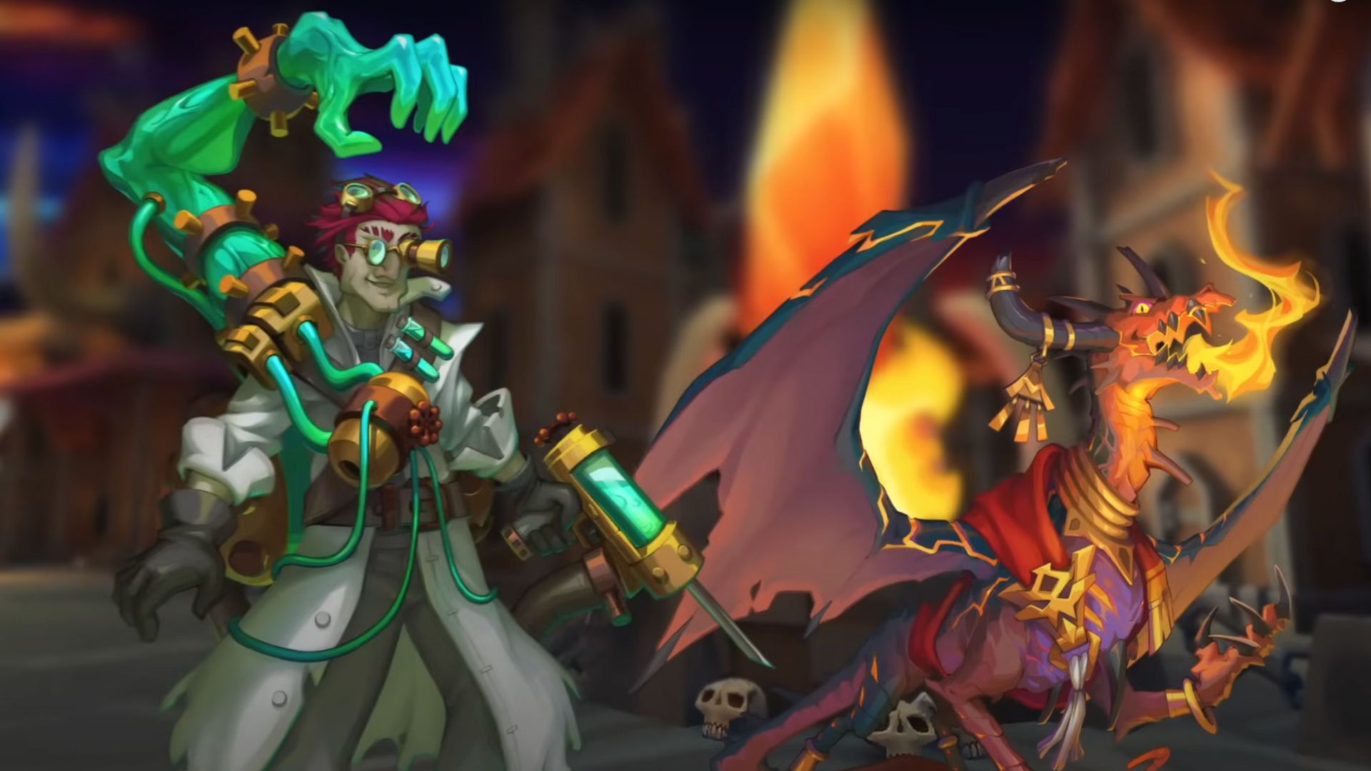 Enlock Pyre Hearts in Monster Train 2 (Image via Big Fan Games)