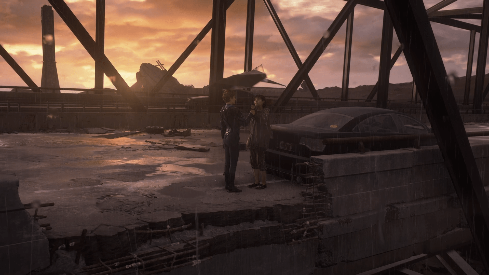 Rainy and Fragile in Death Stranding 2 [Source: Kojima Productions/Deltias Gaming]