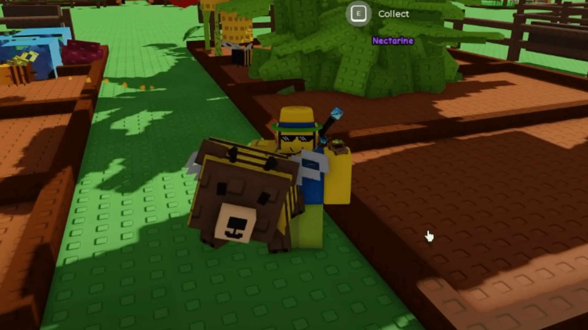 A part 2 of the Bizzy Bee event recently dropped featuring the Bee Bear (Image via The Garden Game | Roblox)