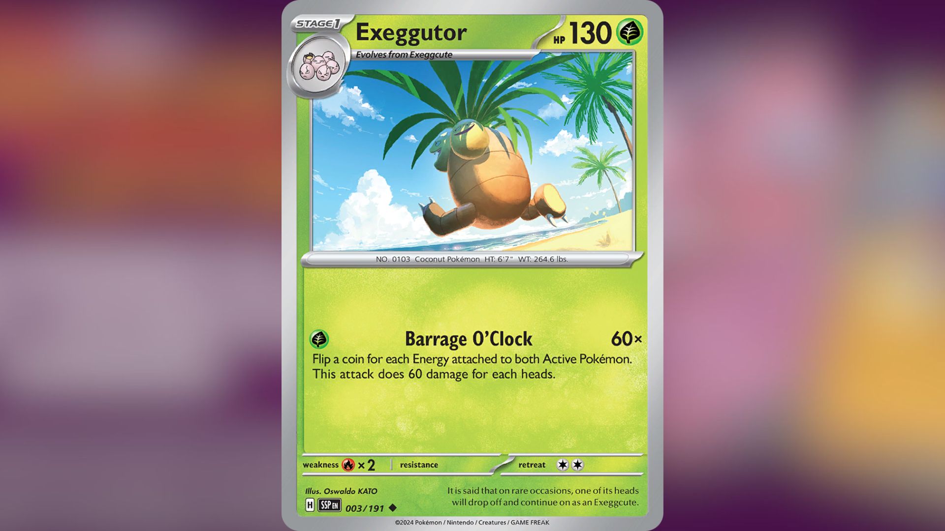 Exeggutor (Image via TPC)