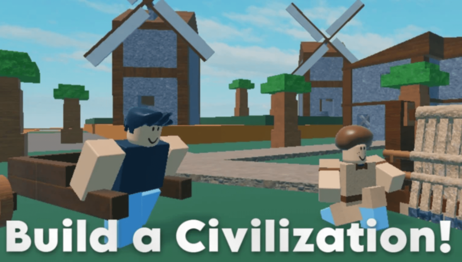 Civilization Survival Game is a multiplayer survival and strategy game (Image via Saurus Era | Roblox)