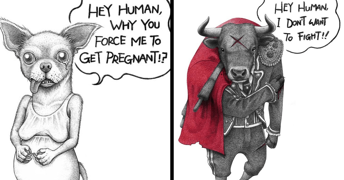 33 Animal Abuse Comics By Milk DoNg Comics DeMilked