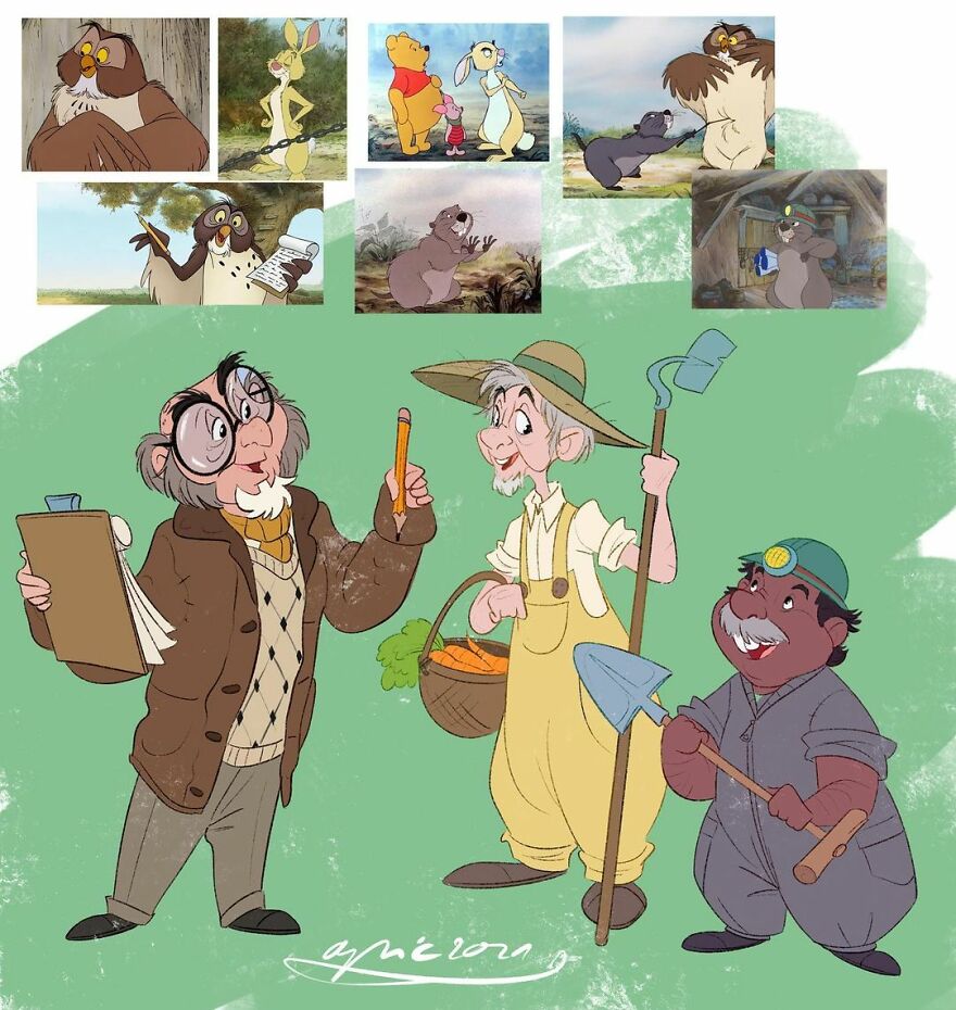 This Artist Turns Human Disney Characters Into Animals And Animals Into