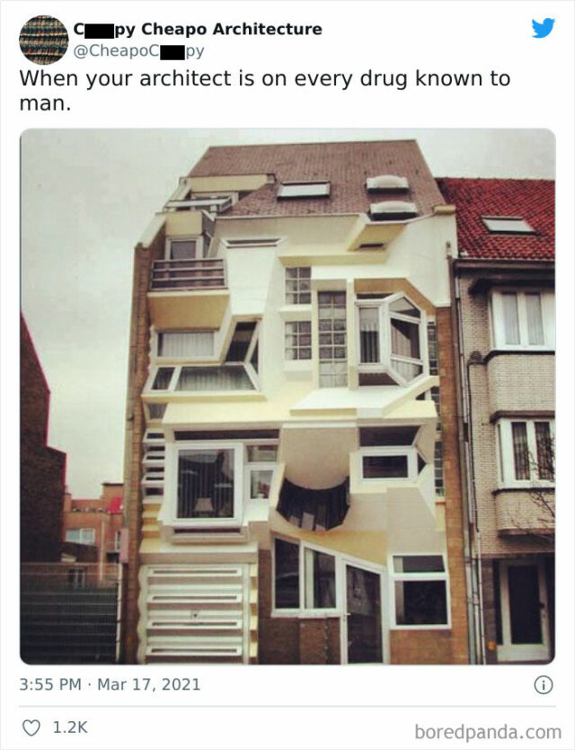 30 Examples Of Weird And Bad Architecture, As Shared On This Twitter