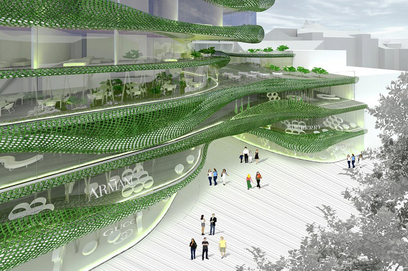 OFIS architects shopping pillow terrace