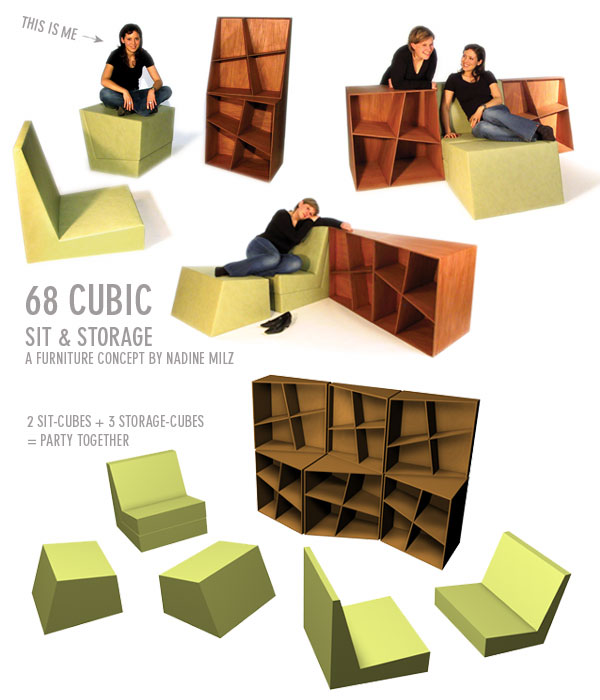 68 cubic sit and storage