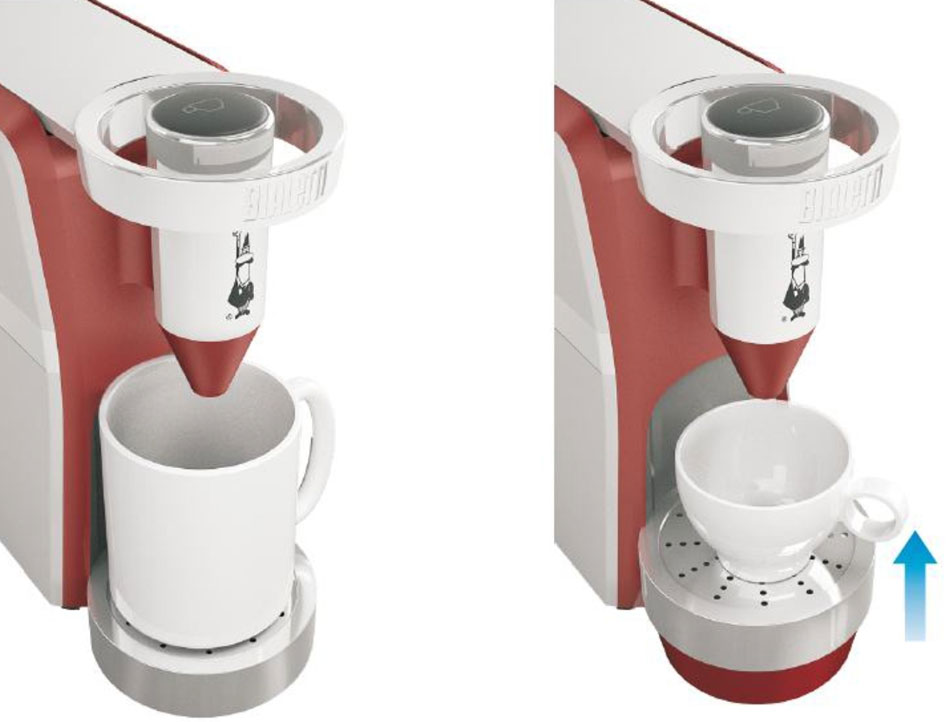 bialetti DIVA pod coffee machine by design group italia