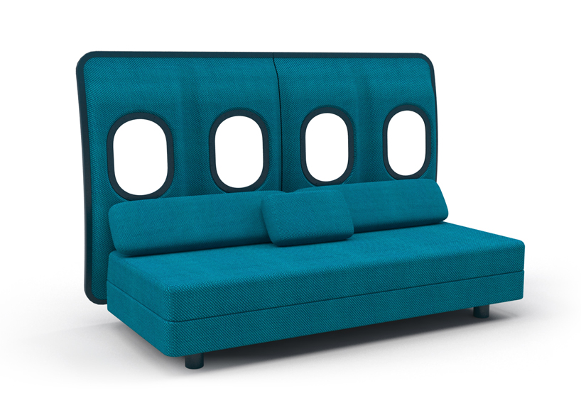 furniture made from salvaged aircraft material by marc venot