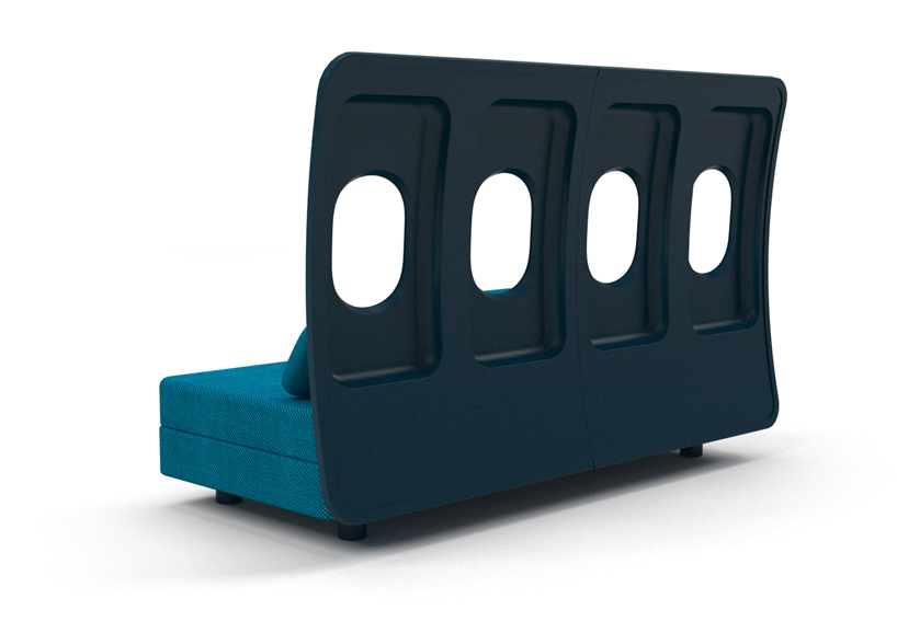 furniture made from salvaged aircraft material by marc venot