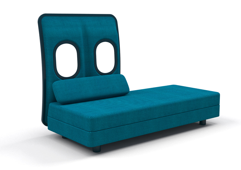 furniture made from salvaged aircraft material by marc venot