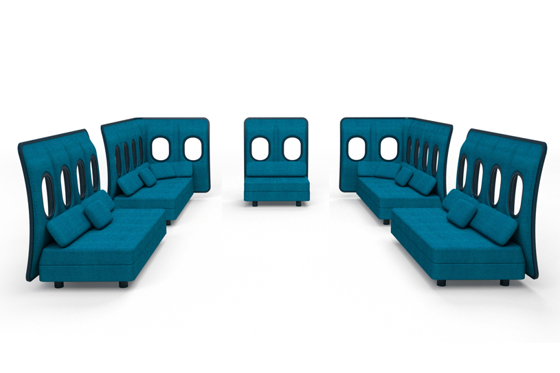 furniture made from salvaged aircraft material by marc venot