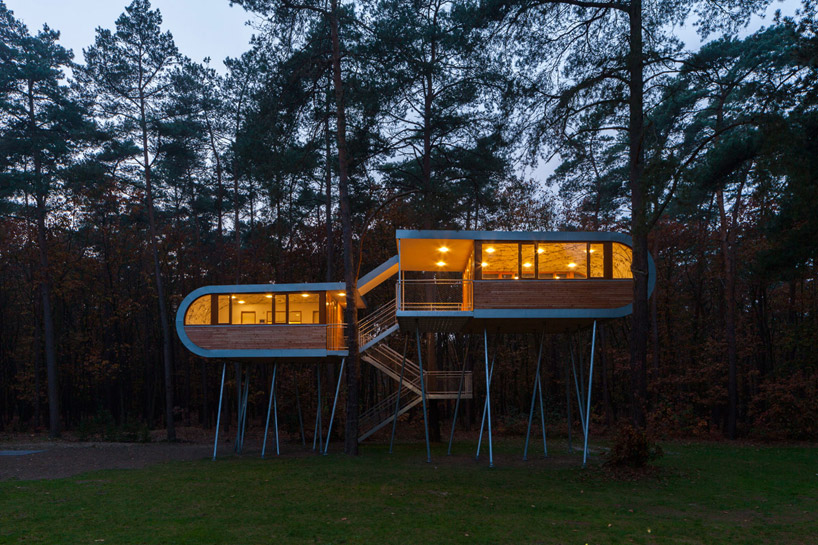 baumraum treehouse in belgium