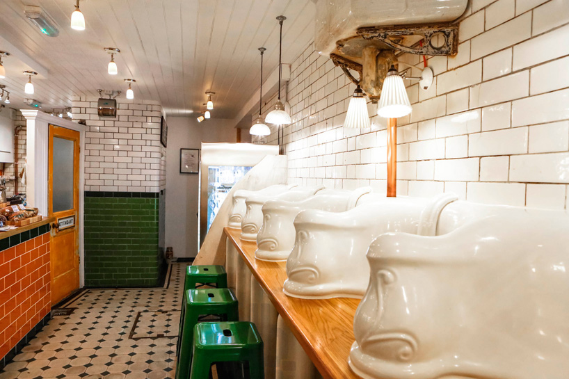 the attendant abandoned london toilet is turned into a unique cafe