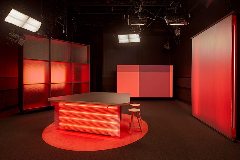 stefano colli redesigns spanish TV station using raw and minimal forms