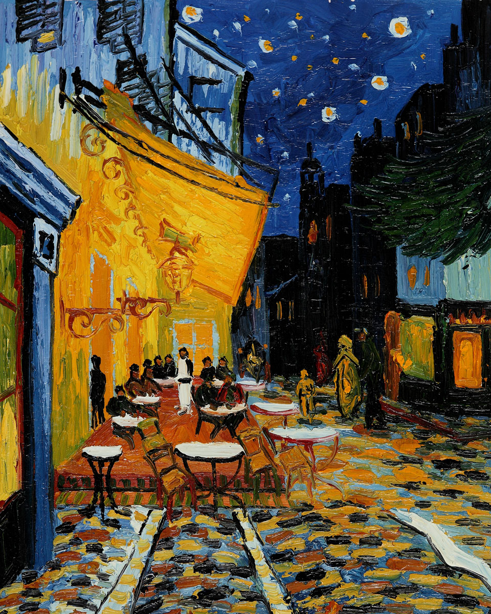 Paint Van Gogh! Brasserie Blanc London DesignMyNight