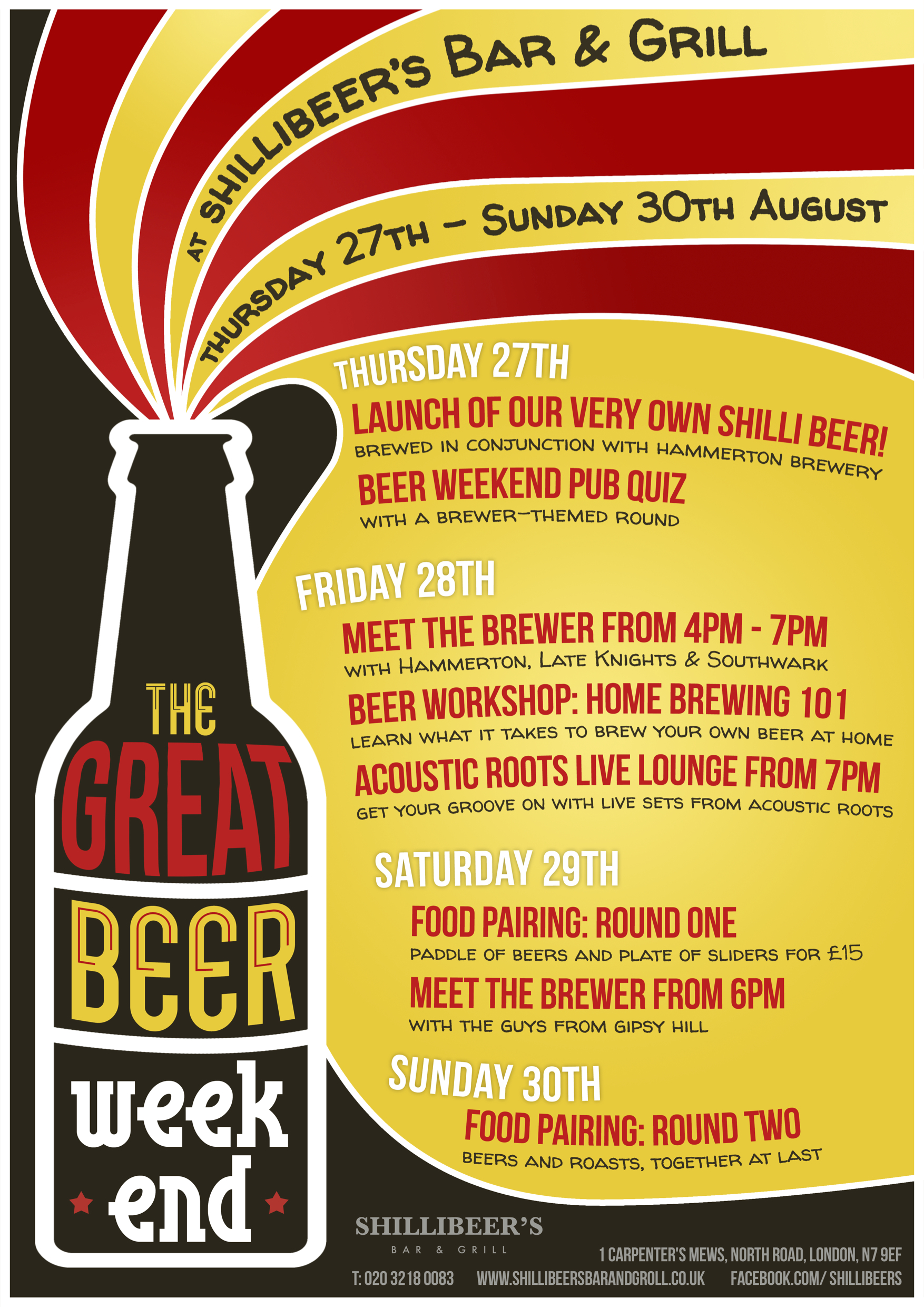 The Great Beer Weekend Islington, London Food & Drink Reviews