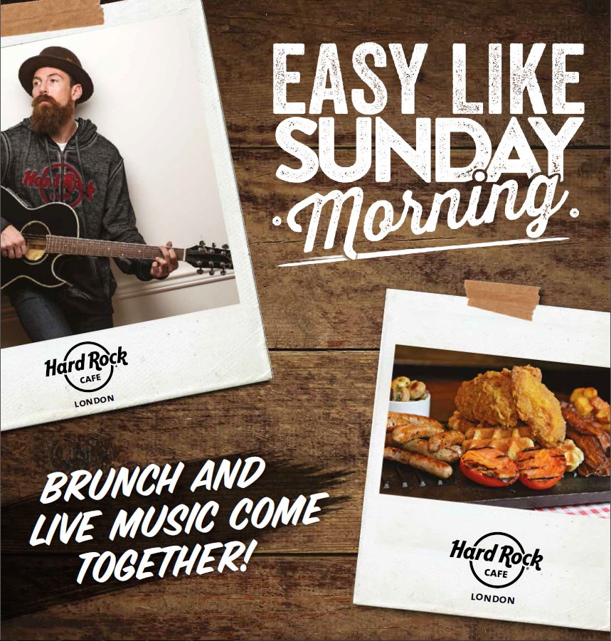 BOTTOMLESS ROCK 'N' ROLL BRUNCH Hard Rock Cafe London DesignMyNight