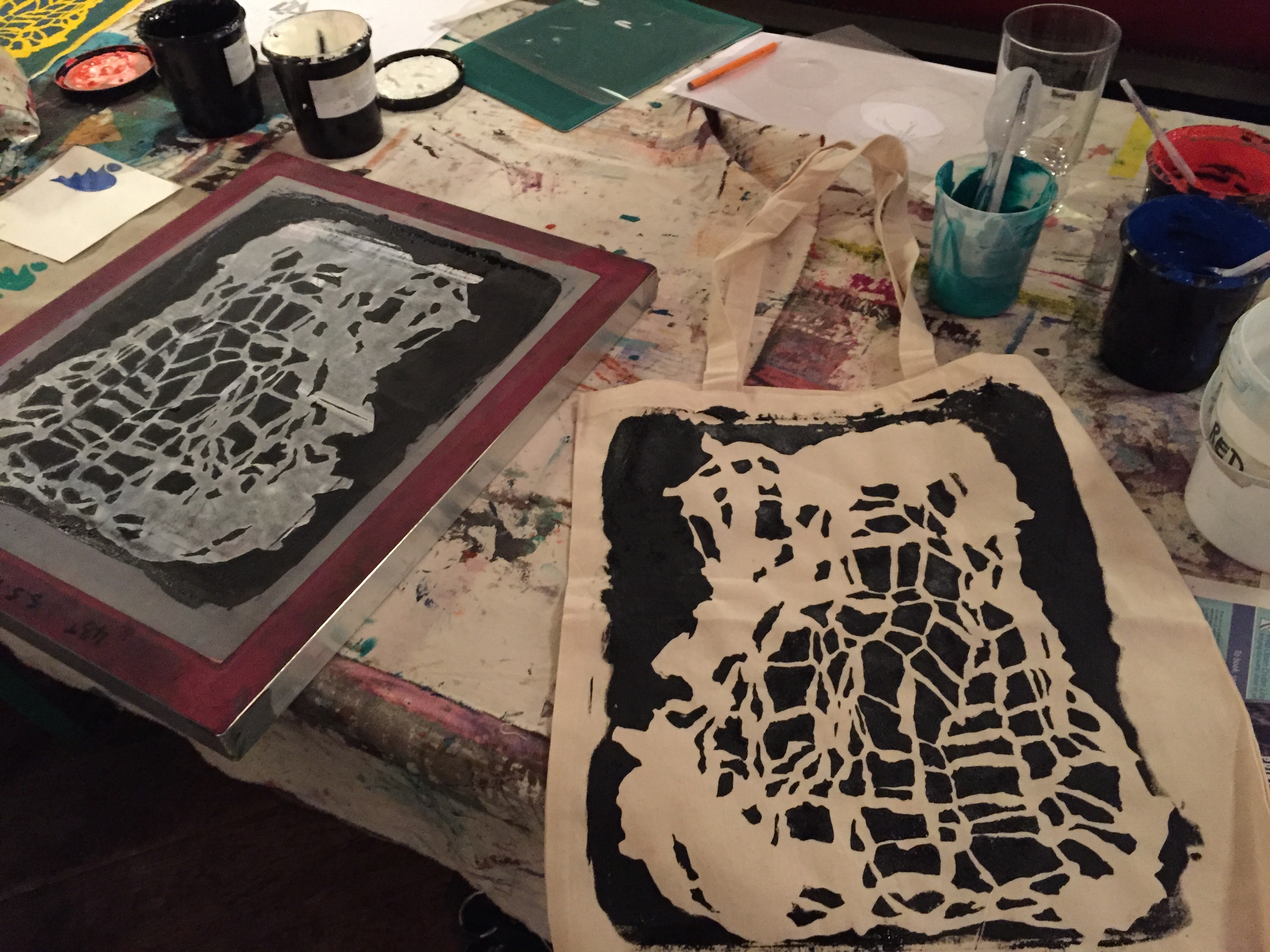 Screen Printing at Putney Pies London Classes Reviews DesignMyNight