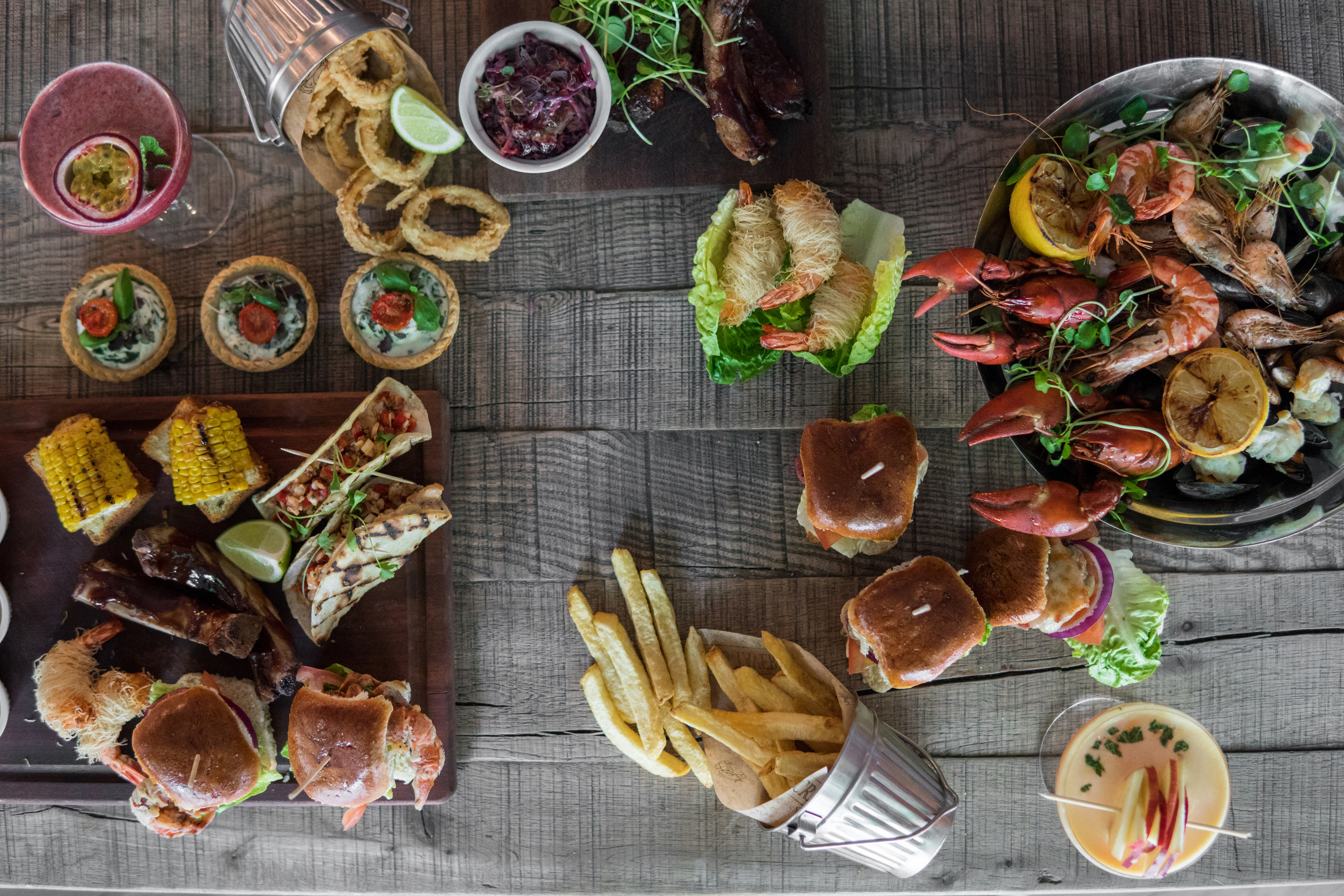 Seafood brunch at Crab Tavern Liverpool Street, London Daytime