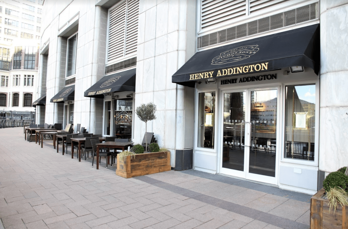 The Henry Addington Canary Wharf London Pub Reviews DesignMyNight