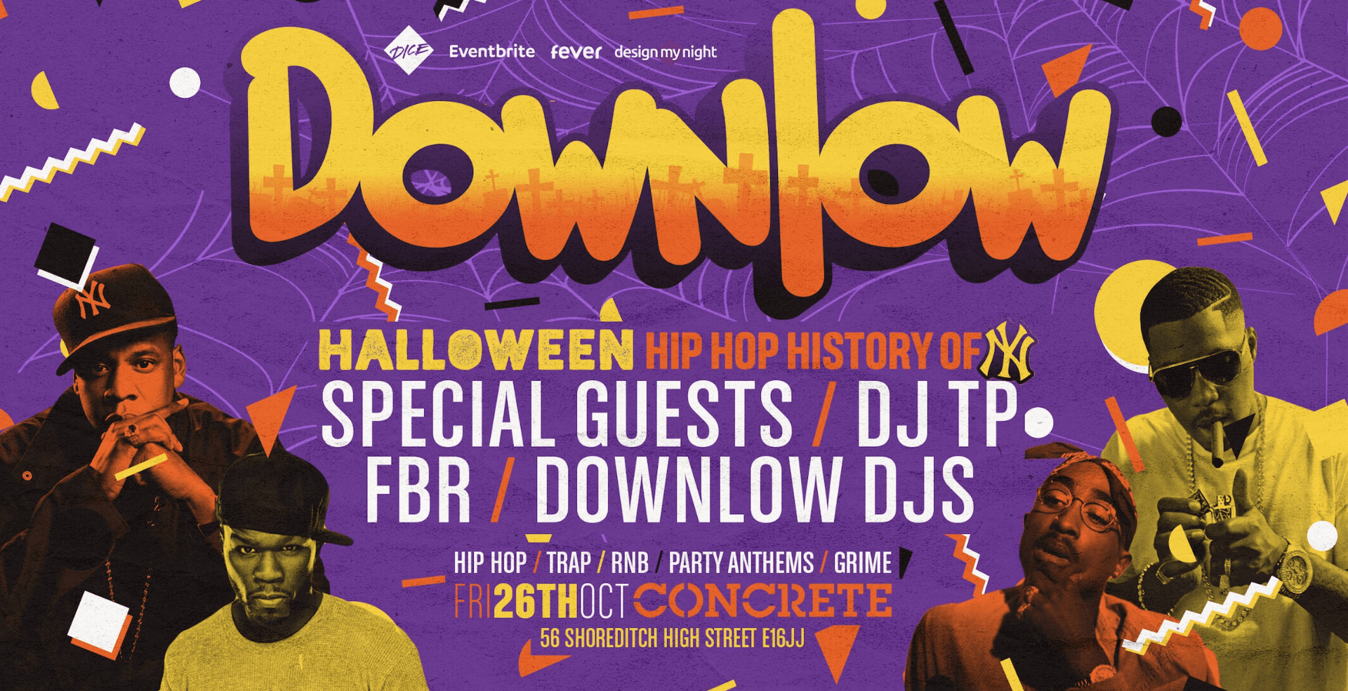 Halloween Hip Hop History of NY Shoreditch, London Live Music