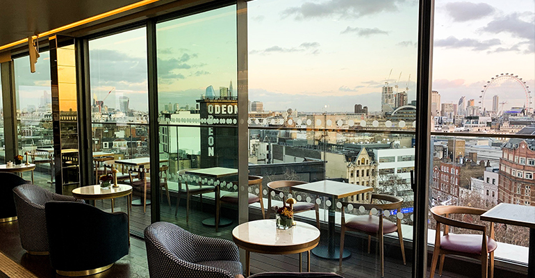 New Year's Rooftop Party at Hotel Indigo 1 Leicester Square London