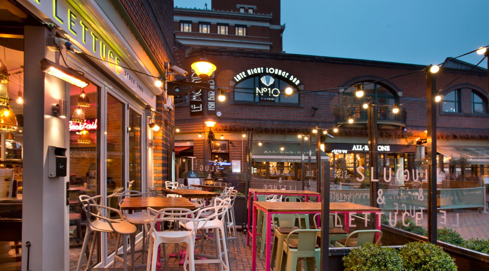 Slug and Lettuce Brindleyplace Birmingham Bar Reviews DesignMyNight