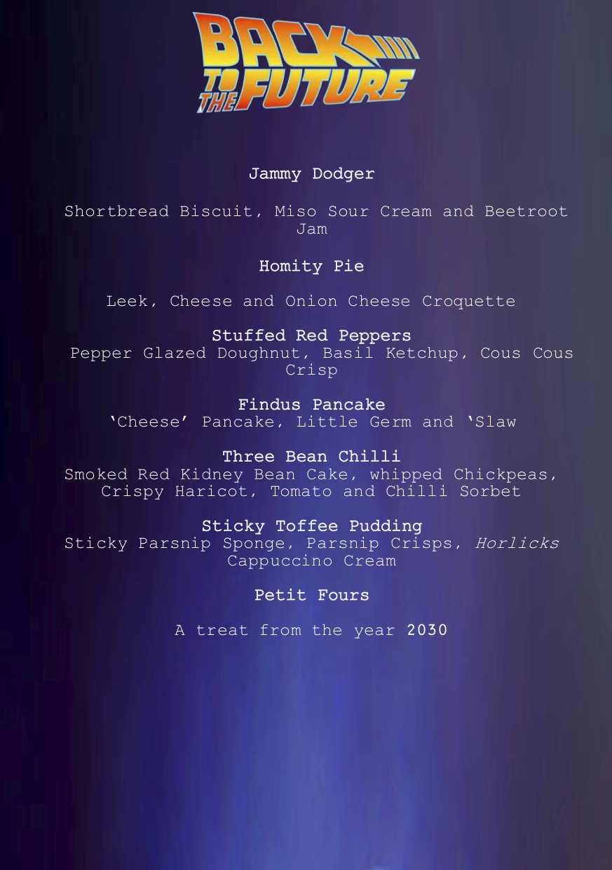 Back To The Future Dining Experience North London, London PopUp