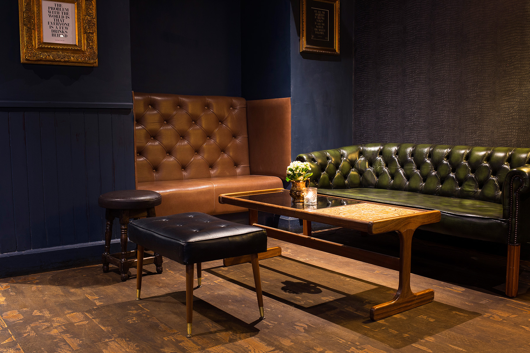 The Raging Bull Quirky Cocktail Bar in Edinburgh