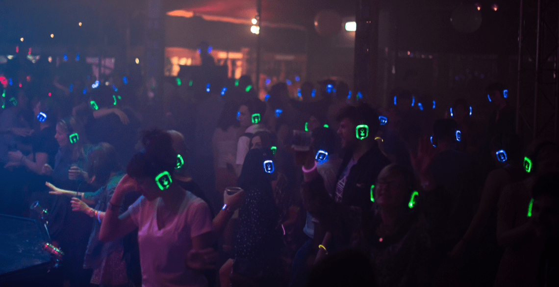 Silent Disco Secret Warehouse NYE Edition London New