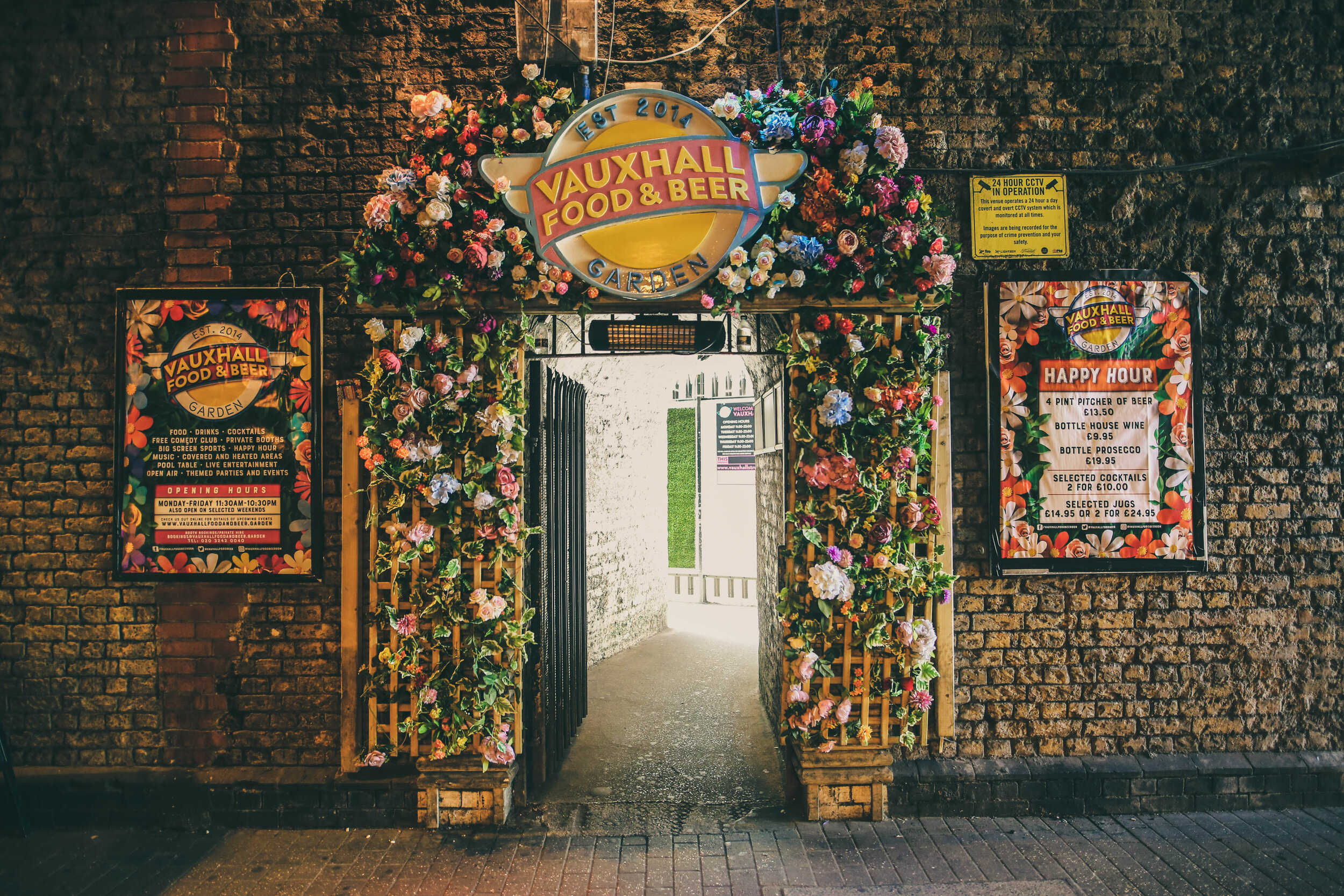 Dancing & Drinking Vauxhall Food & Beer Garden DesignMyNight