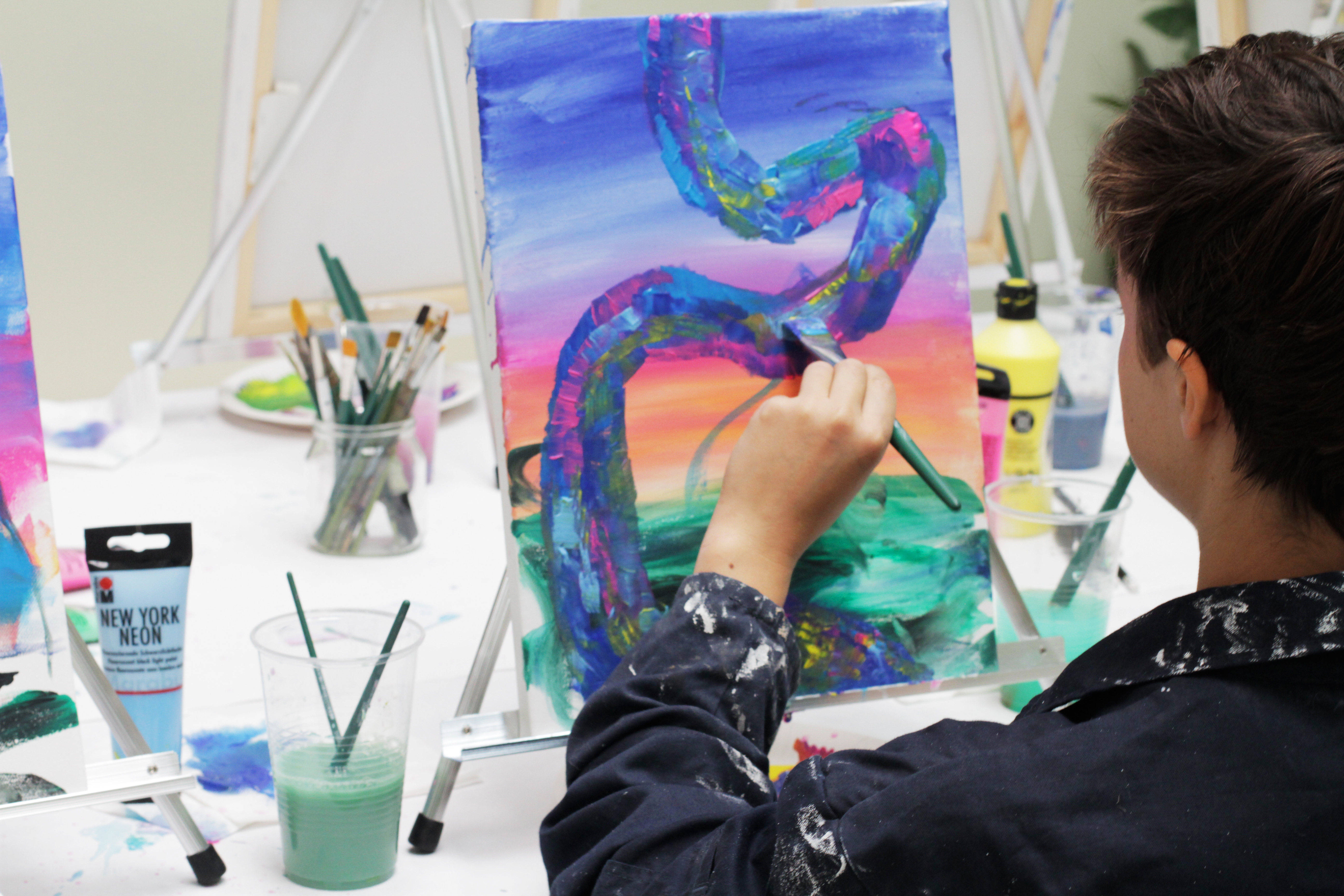 Paint a Pic Christmas Special London Activity Reviews DesignMyNight