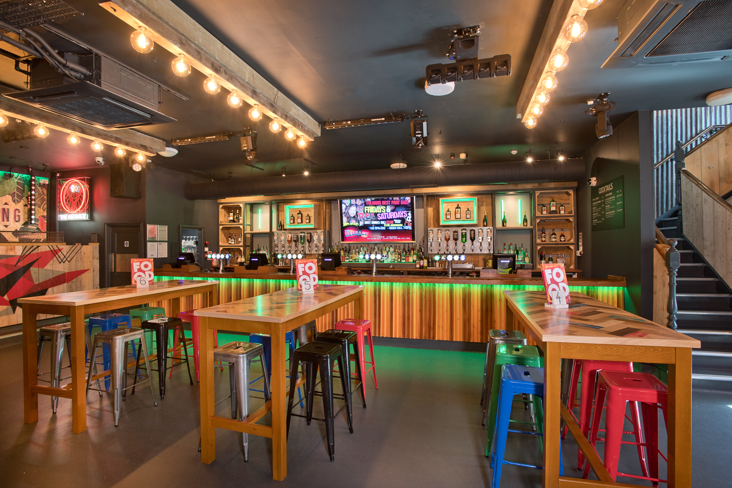 The Red Back Colourful Fulham Sports Bar DesignMyNight